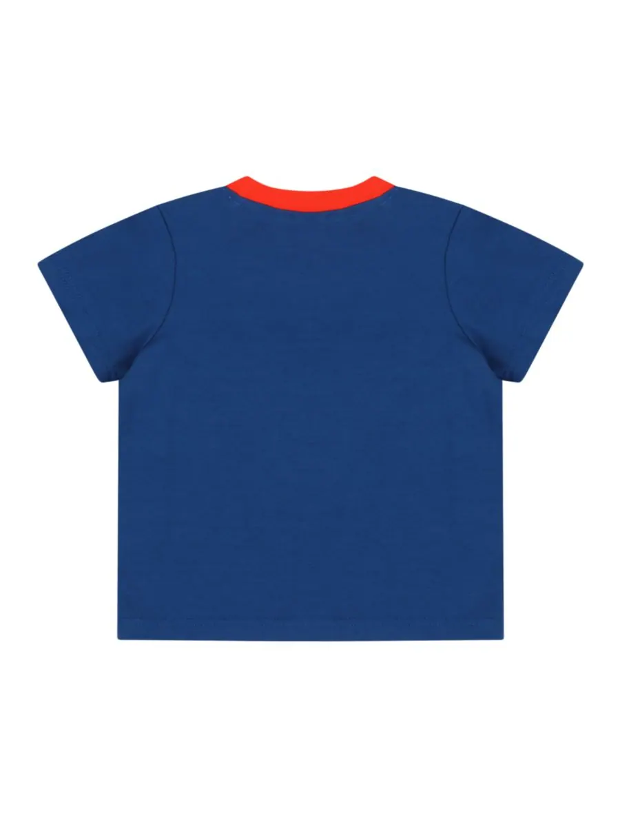 Детская футболка с коротким рукавом и карманом Suave Mixed Up Clothing — изображение 2 из 2, синий