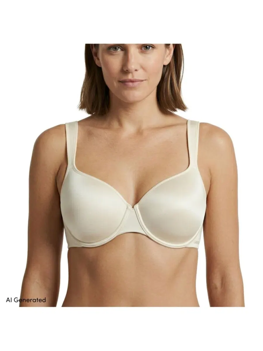 Бюстгальтер с полным покрытием Light Weight Microfiber Basics Lands' End