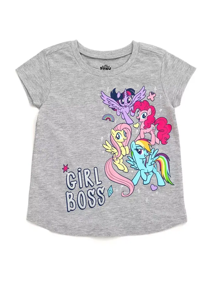 Футболка для девочек My Pony My Little Pony — серый