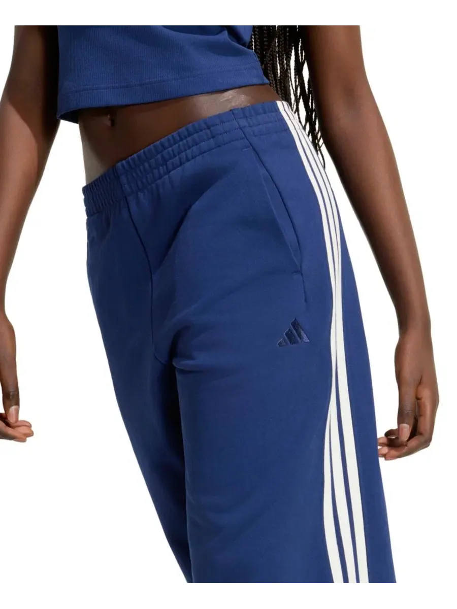 Штаны спортивные свободного кроя с лампасами adidas — изображение 3 из 6, темный синий/белый