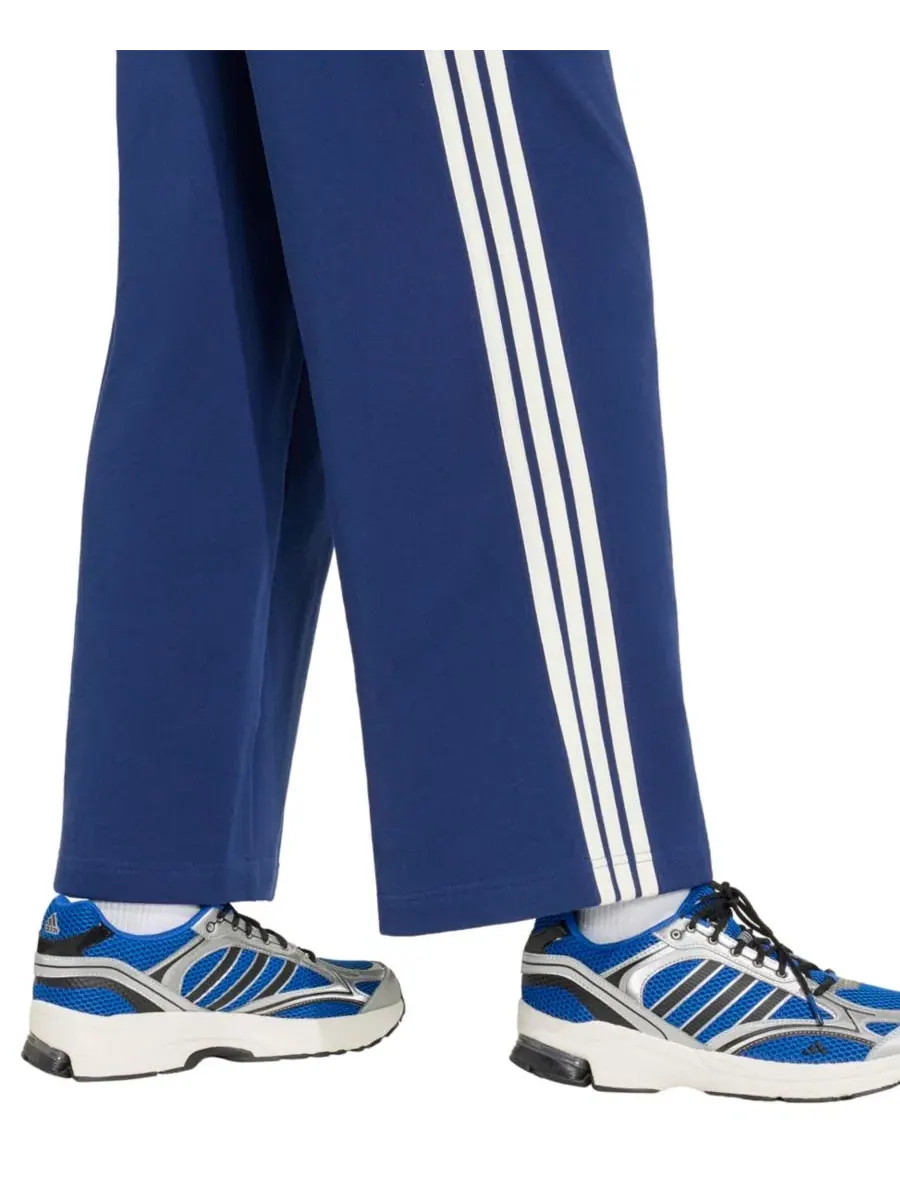 Штаны спортивные свободного кроя с лампасами adidas — изображение 4 из 6, темный синий/белый