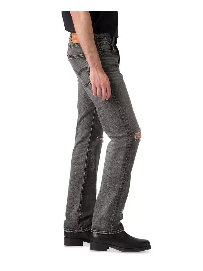 Мужские джинсы Levi’s 501 Regular-Fit Button Fly Non-Stretch — изображение 3 из 3, черный песочный