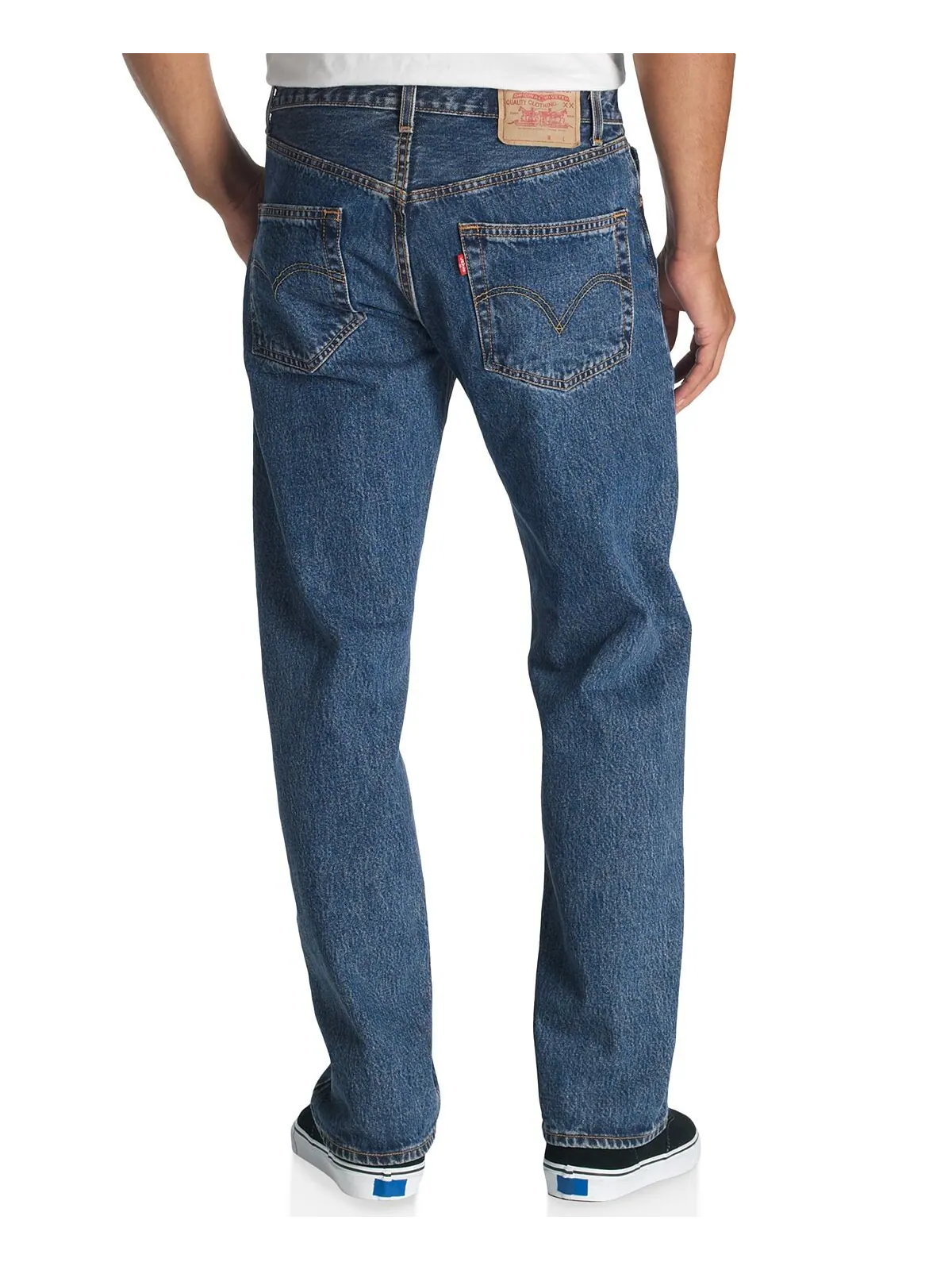 Мужские джинсы Levi’s 501 Regular-Fit Button Fly Non-Stretch — изображение 2 из 6, серый