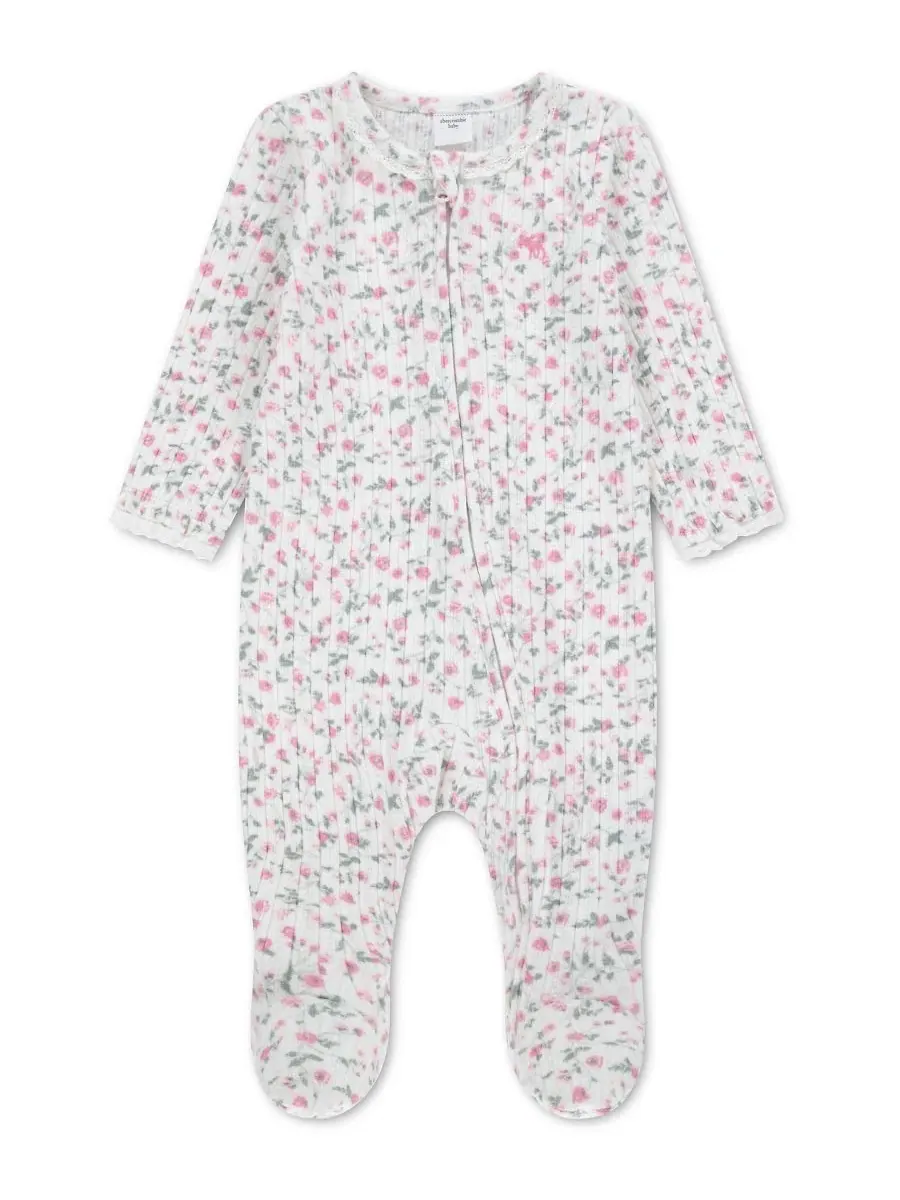 Детский комбинезон с длинным рукавом и кружевной отделкой abercrombie kids, Jet Stream Painted