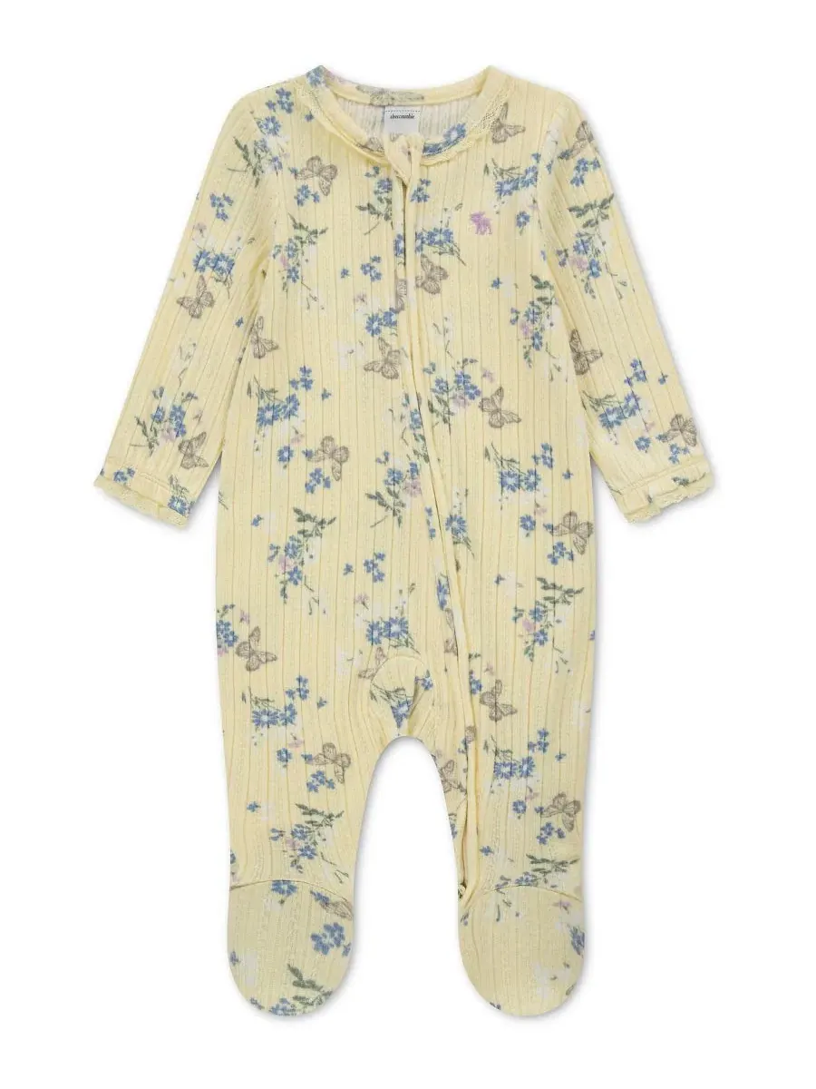 Детский комбинезон с длинным рукавом и принтом abercrombie kids