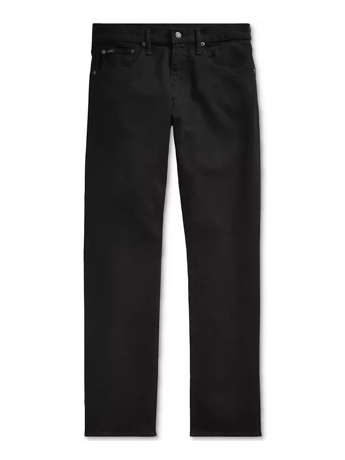 Мужские джинсы Big & Tall Hampton Relaxed Straight Polo Ralph Lauren — изображение 5 из 7, черный