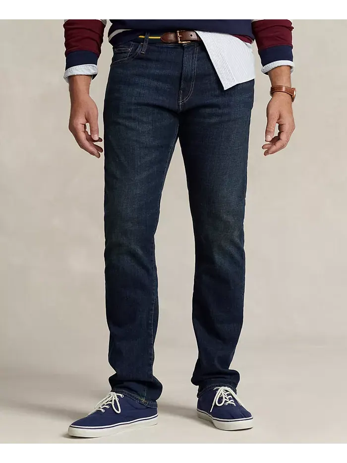 Мужские джинсы Big & Tall Hampton Relaxed Straight Polo Ralph Lauren — изображение 4 из 7, темно-синий