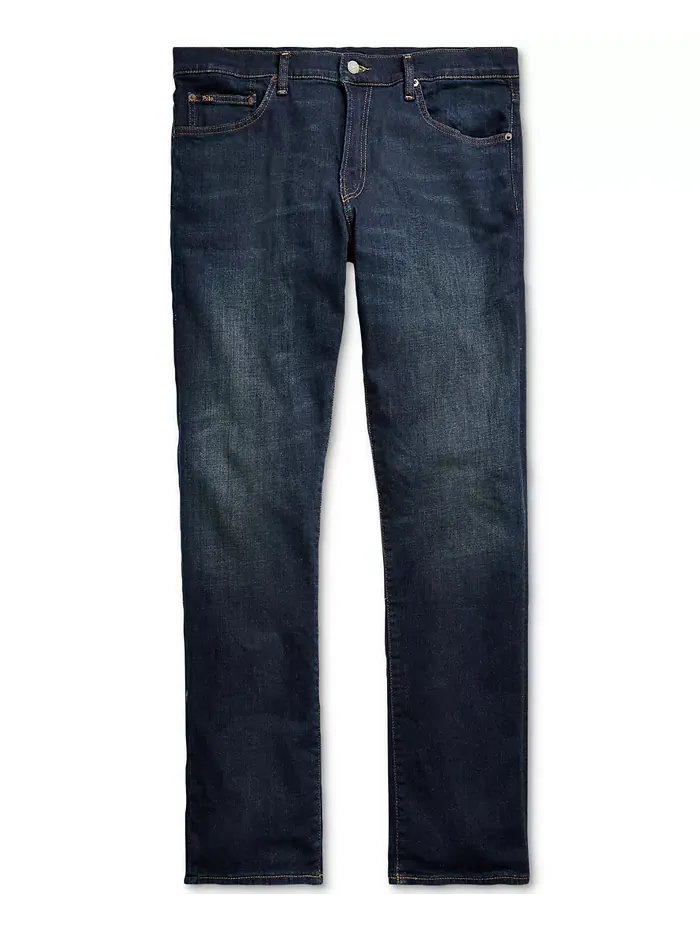Мужские джинсы Big & Tall Hampton Relaxed Straight Polo Ralph Lauren — изображение 5 из 7, темно-синий