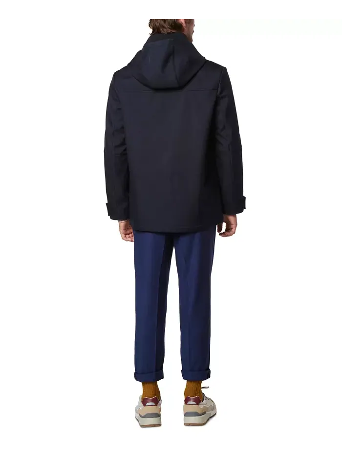 Мужская утепленная парка с капюшоном Tompkins Micro-Houndstooth на флисовой подкладке Marc New York — изображение 2 из 4