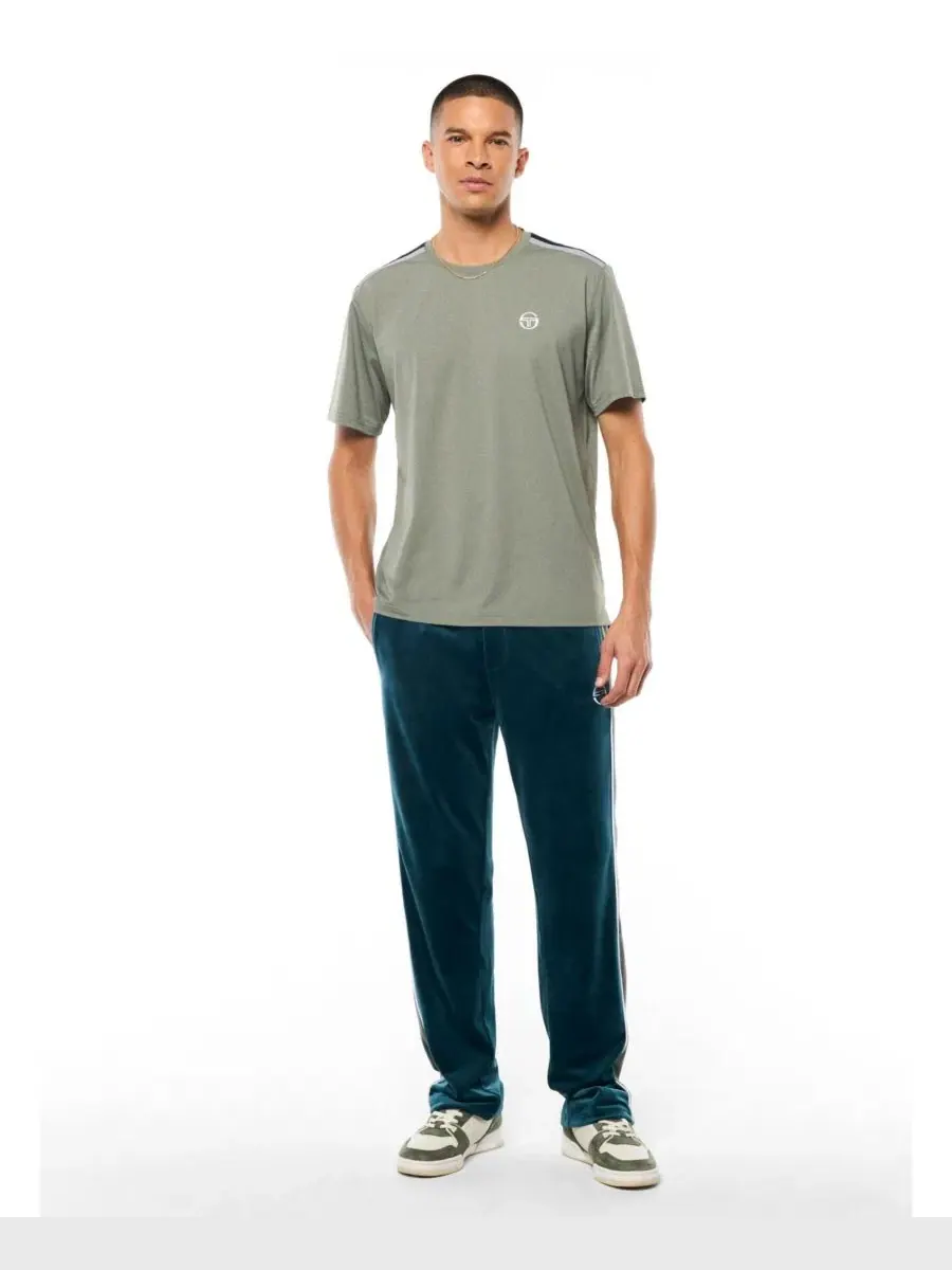 Футболка с контрастными вставками Sergio Tacchini — изображение 2 из 5, зеленый
