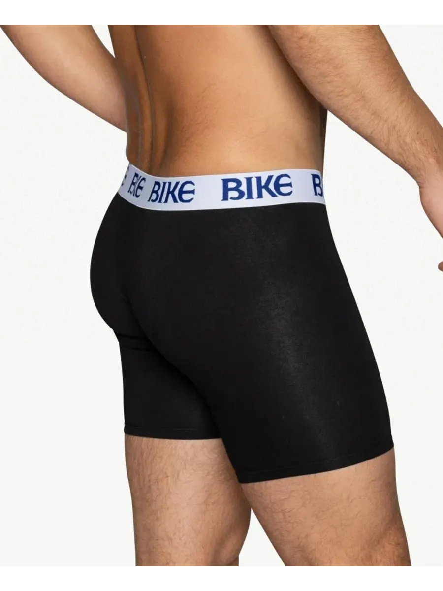 Комплект трусов-боксеров из 3 штук с контурной поддержкой BIKE Athletic — изображение 3 из 5, черный