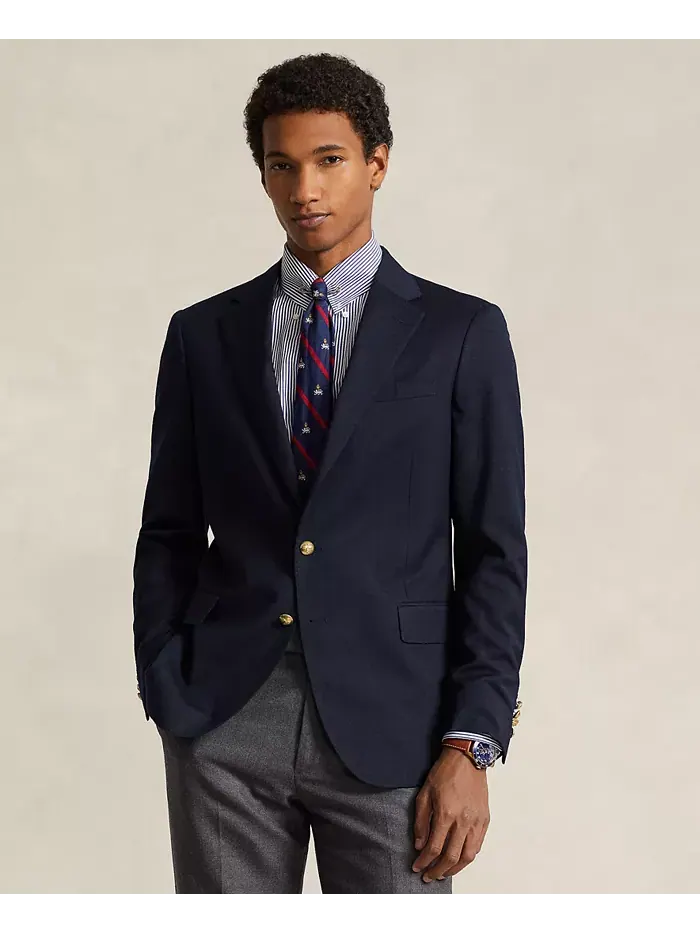 Мужской поло-блейзер Modern из габардина с добавлением шерсти Polo Ralph Lauren