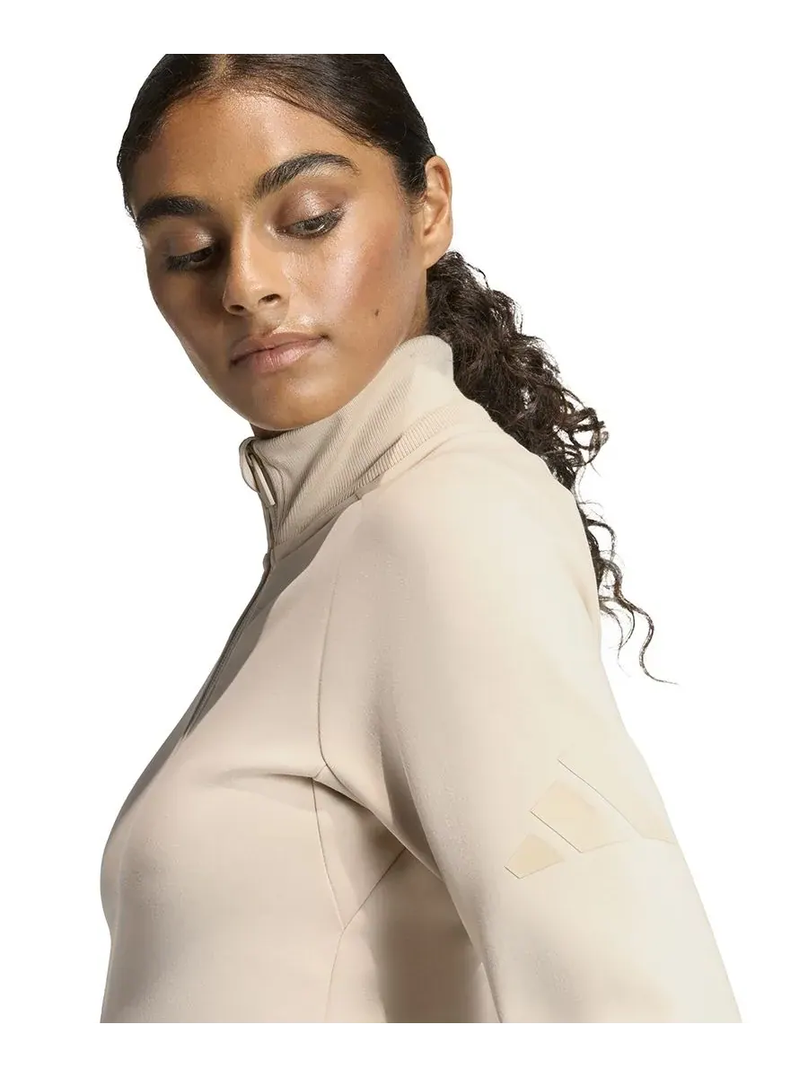 Женская облегающая спортивная куртка Adidas, Crystal Linen — изображение 2 из 7