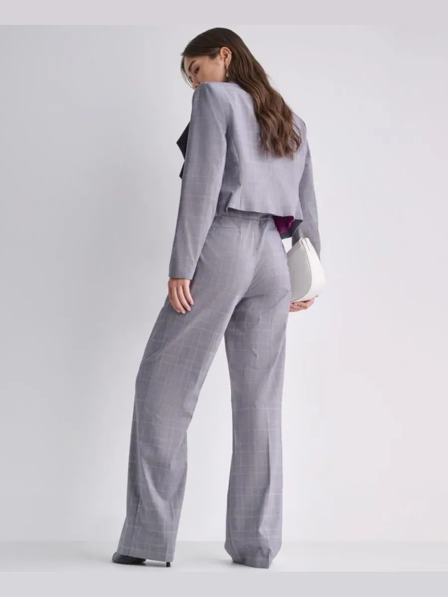 Жакет с воланами и укороченным кроем BCBG — изображение 9 из 9, светлый мульти