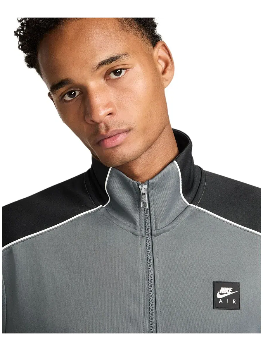 Куртка Nike Air Knit Front-Zip — изображение 2 из 3, серый/черный