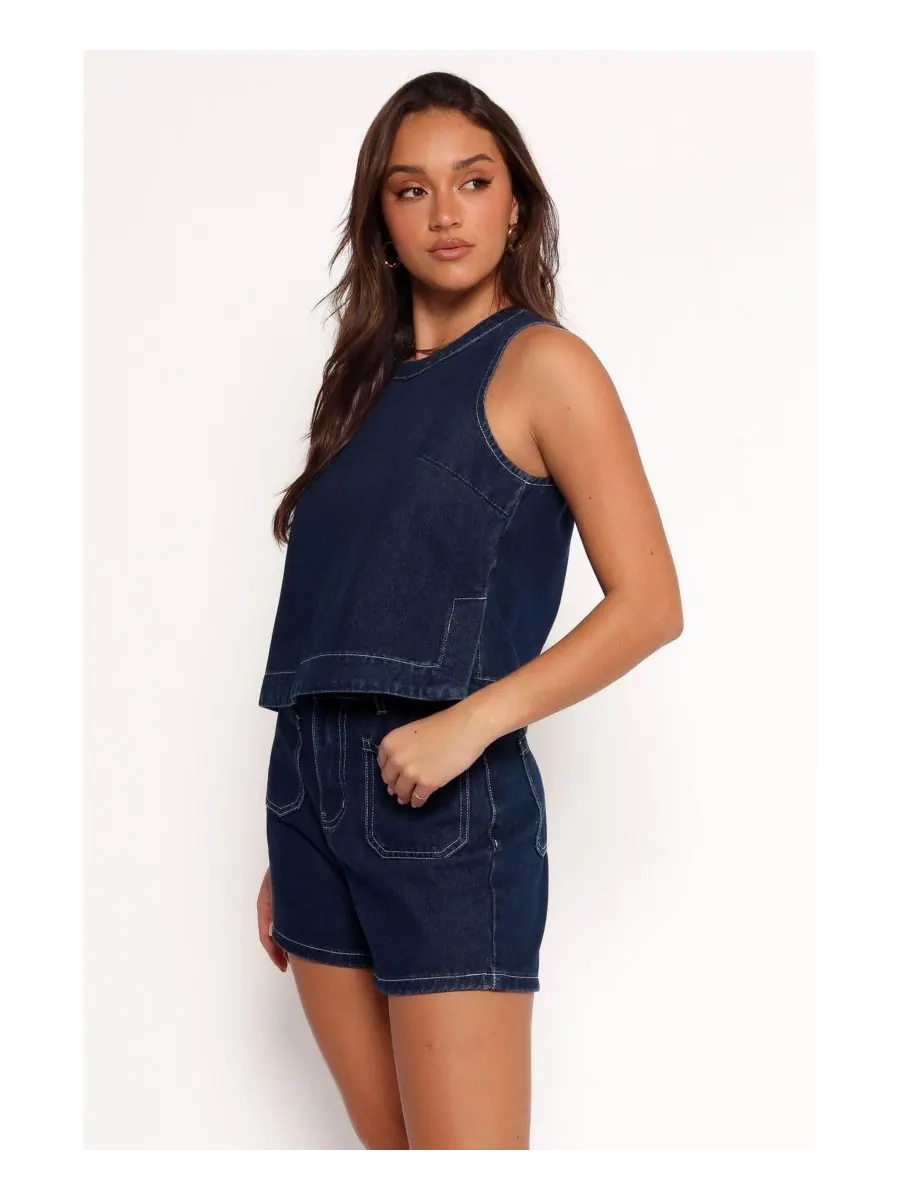 Женские шорты Levi's Petal and Pup — изображение 4 из 4, синий
