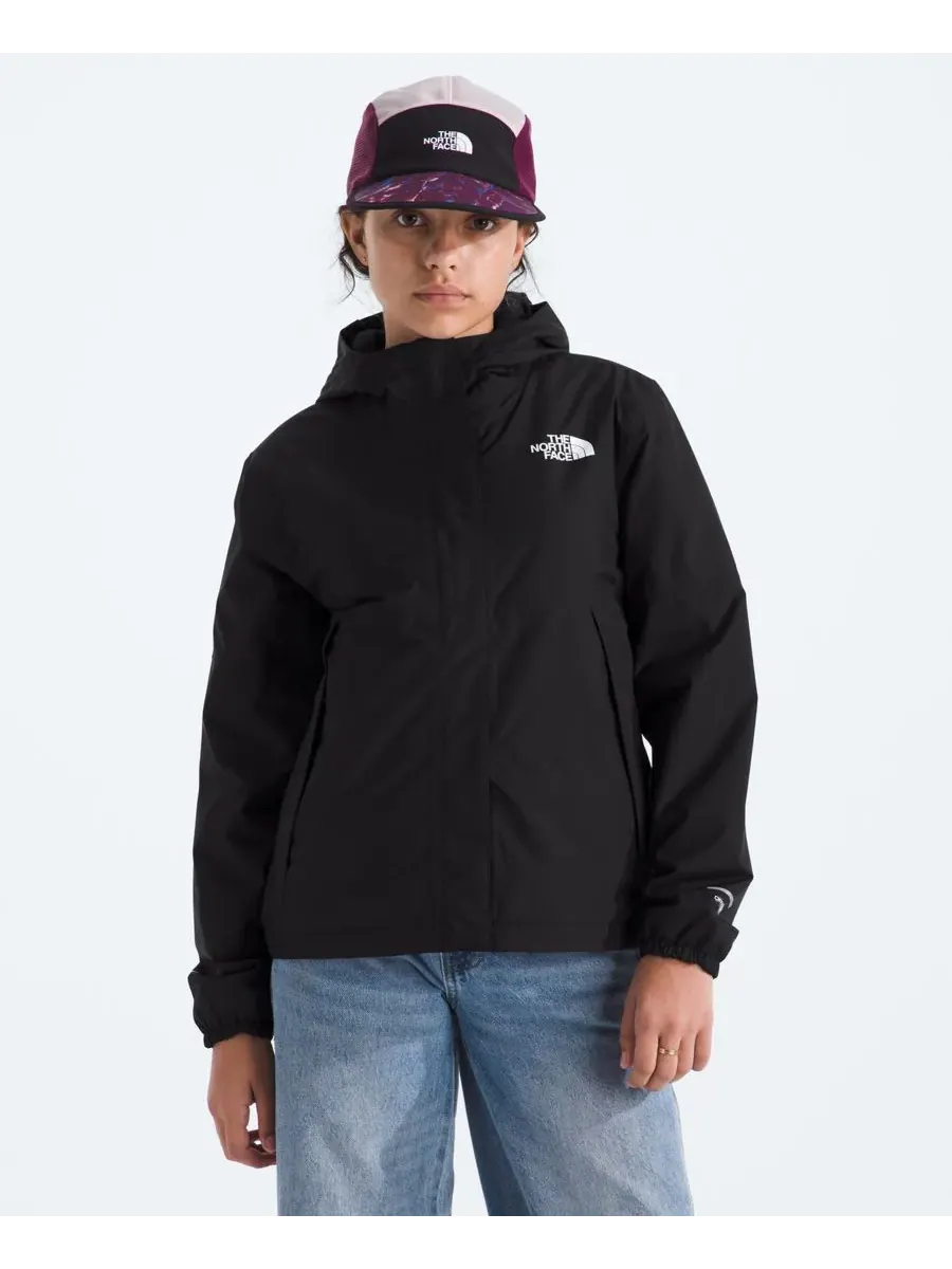 Теплая дождевая куртка Antora для девочек 6-16 лет The North Face — изображение 7 из 10, черный