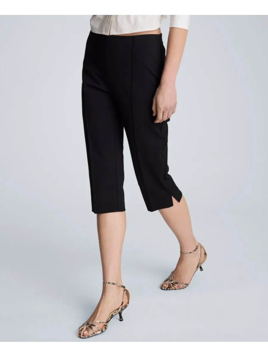 Капри с высокой посадкой Hollywood Mid-Rise Kenneth Cole — изображение 3 из 5, черный