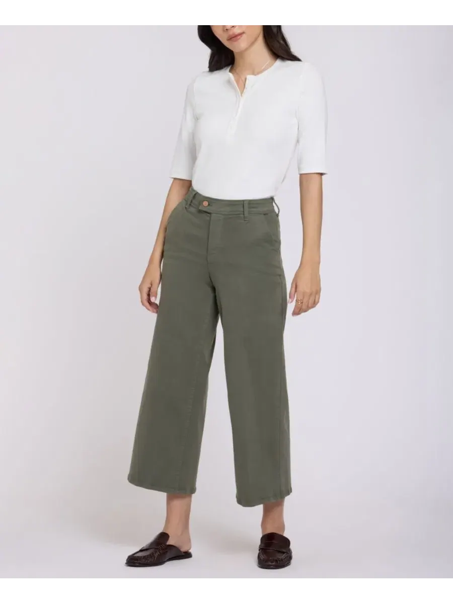 Джинсы-клеш с высокой посадкой Mona Wide-Leg Trouser Ankle NYDJ