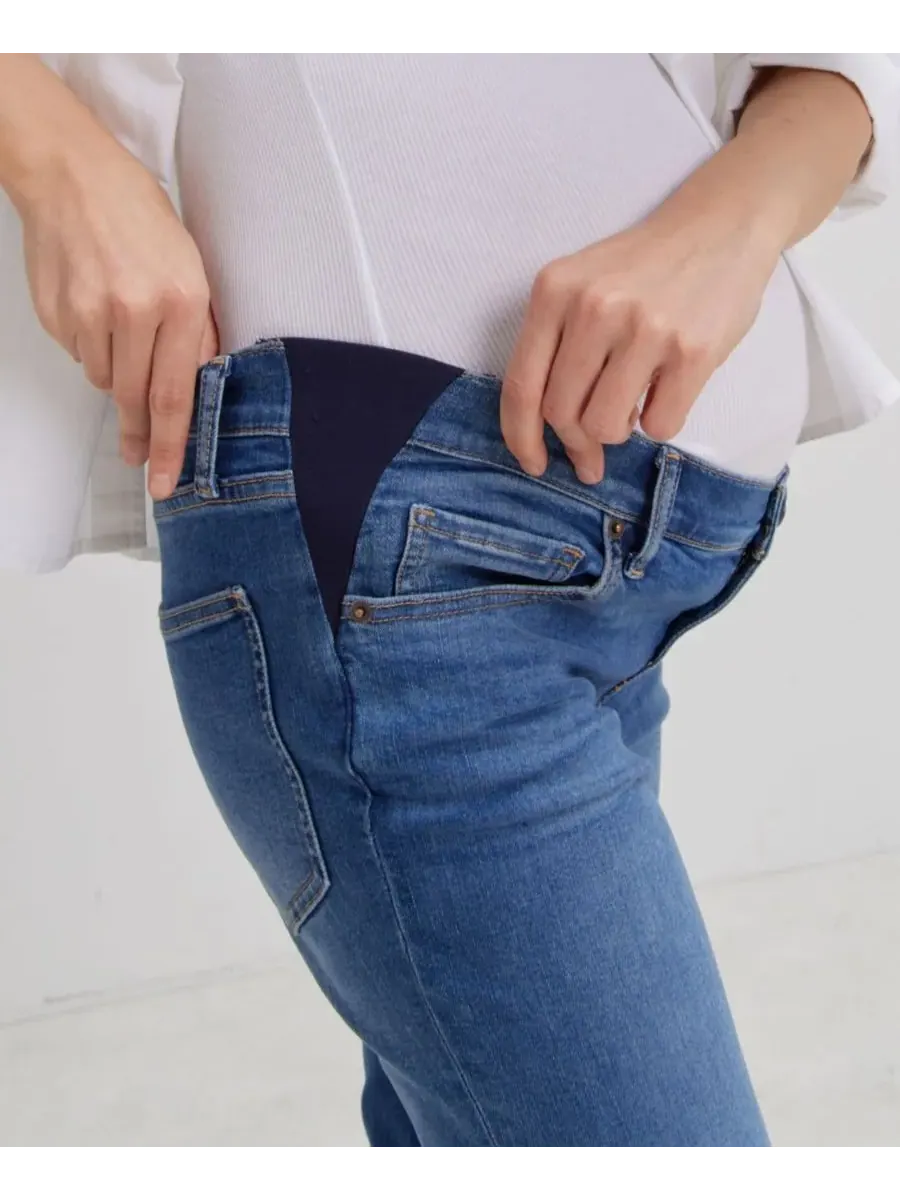 Одежда для беременных The Under the Bump Slim Jean HATCH Collection — изображение 3 из 4, синий