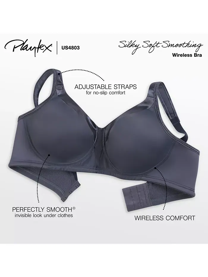 Полноразмерный беспроводной бюстгальтер 18 Hour Sleek & Smooth 4803, только онлайн Playtex — изображение 6 из 6