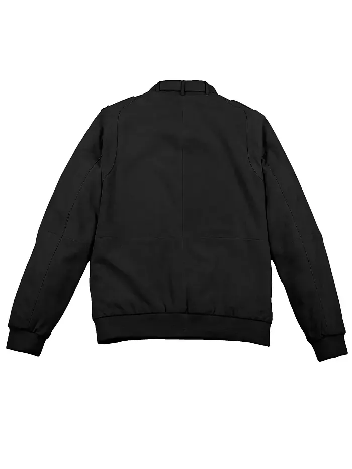 Мужская куртка Iconic из мягкой замшевой кожи Members Only — изображение 5 из 6, черный