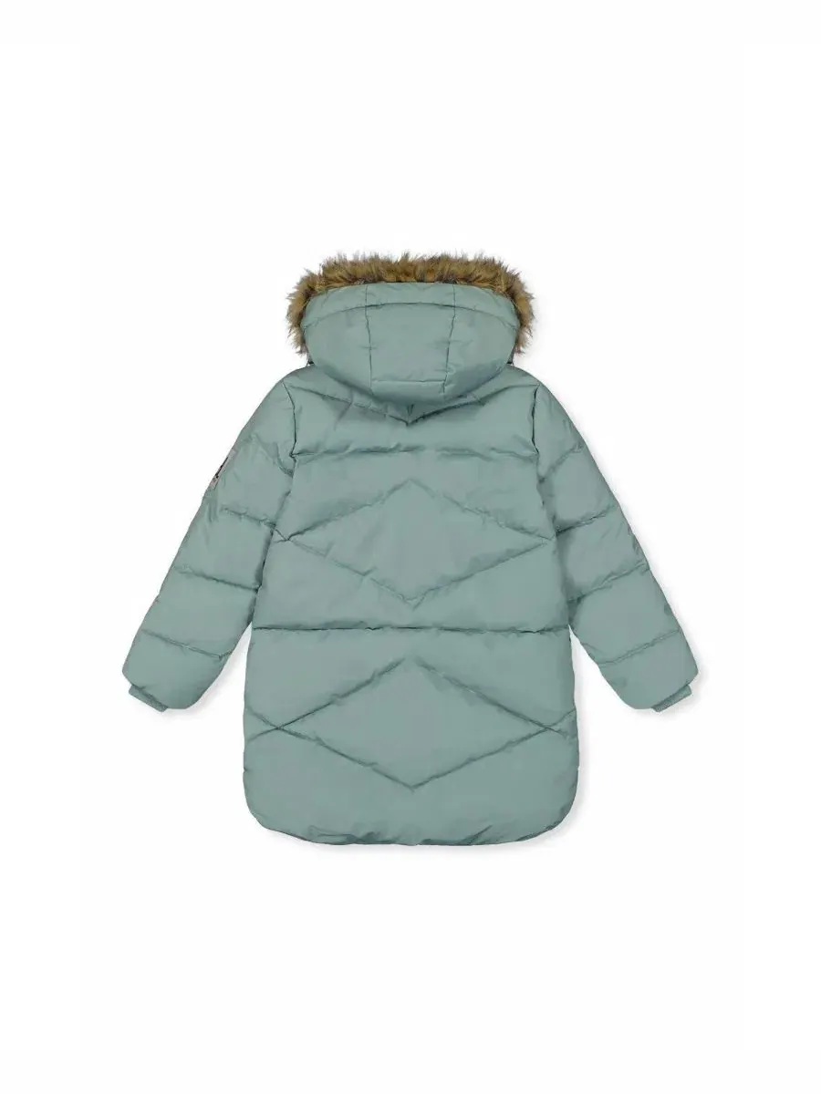 Детское зимнее пальто-пуховик с капюшоном, модель Transition and Mid-Season Outerwear Deux par Deux — изображение 2 из 4
