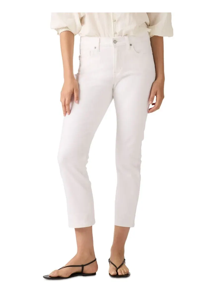 Джинсы прямого кроя скинни Classic Mid-Rise Ankle Straight-Leg Levi's