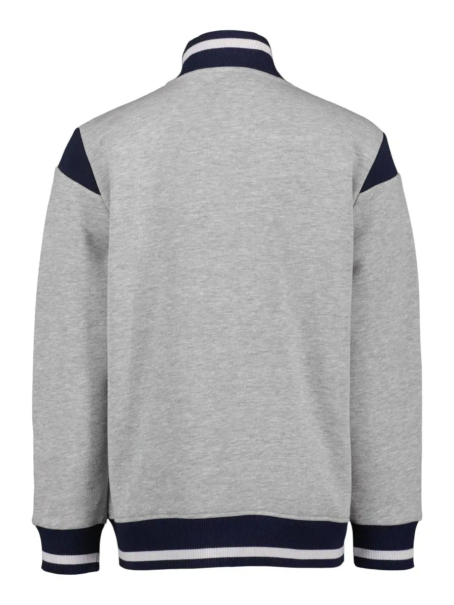 Детская куртка-флис с молнией Varsity Freshman Tommy Hilfiger — изображение 7 из 10, серый