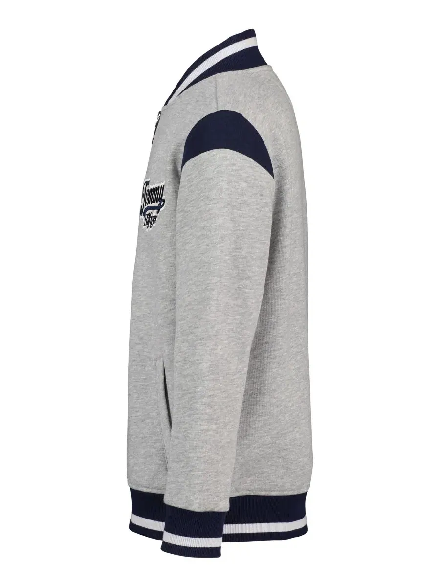 Детская куртка-флис с молнией Varsity Freshman Tommy Hilfiger — изображение 8 из 10, серый