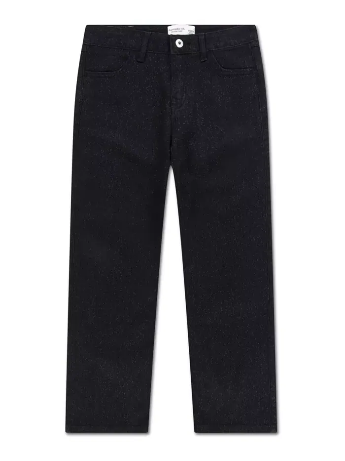 Девчачьи блестящие низкие мешковатые джинсы Abercrombie Kids