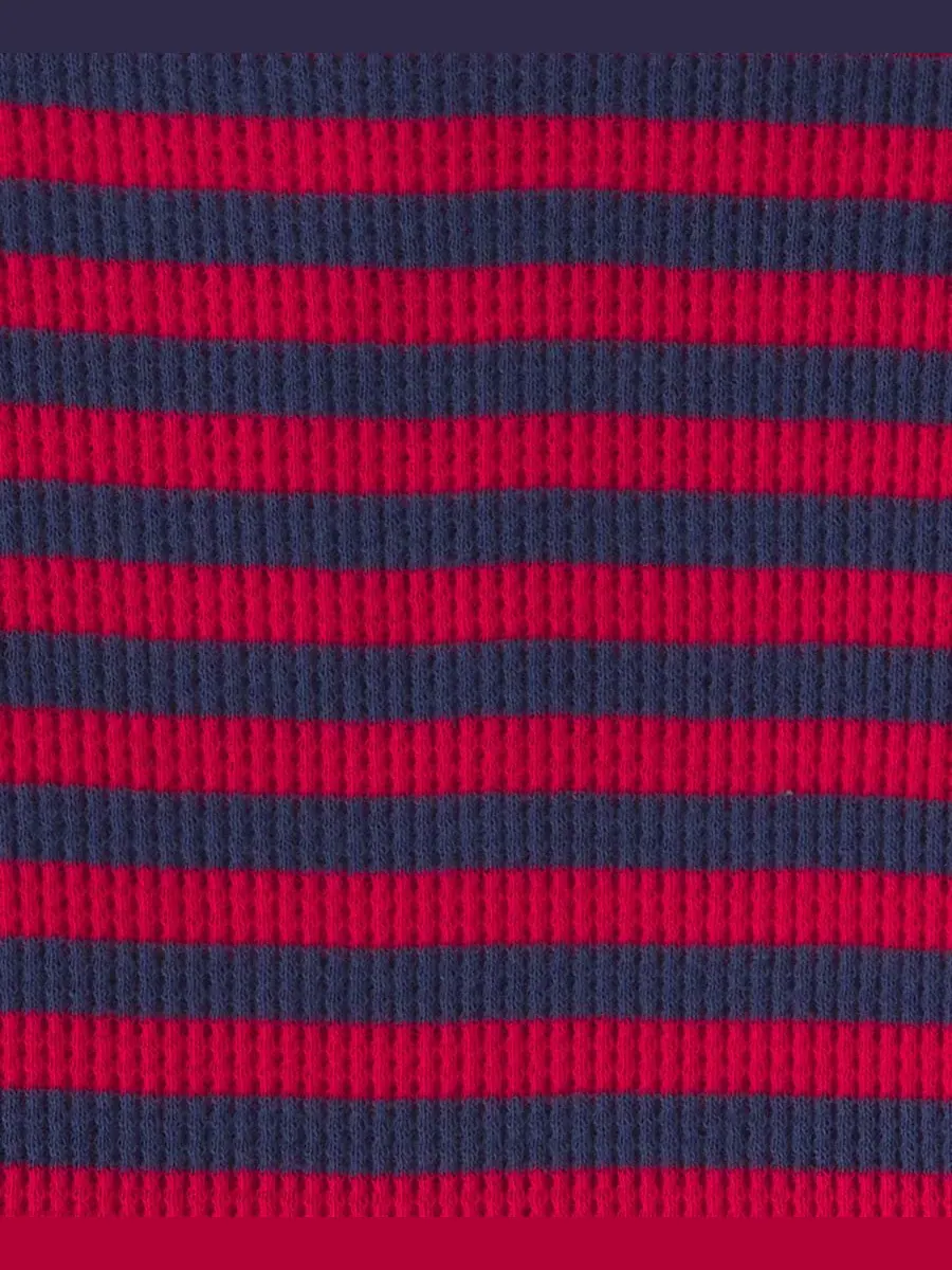 Комплект из лонгслива с полосками и комбинезона из твила Osh Kosh — изображение 5 из 6, синий/красный