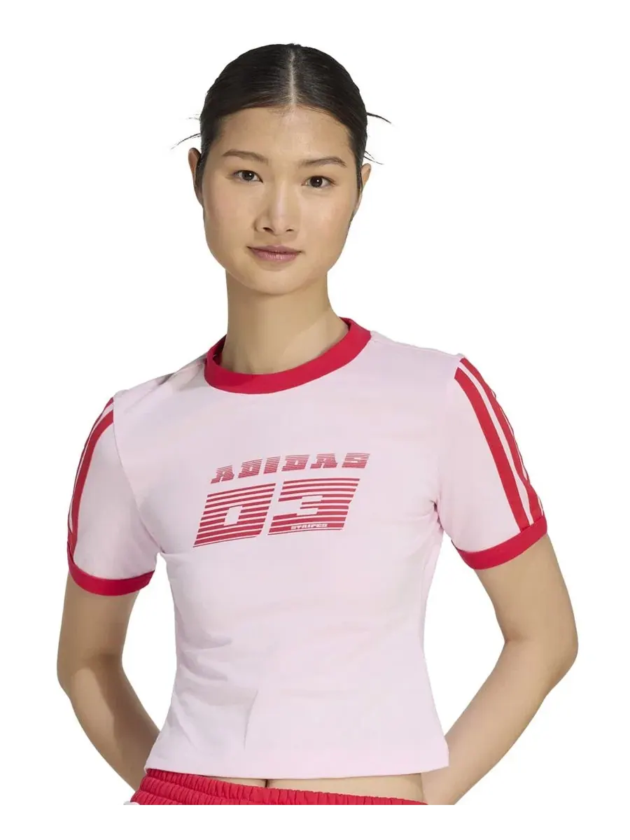 Футболка с принтом Racing Retro adidas