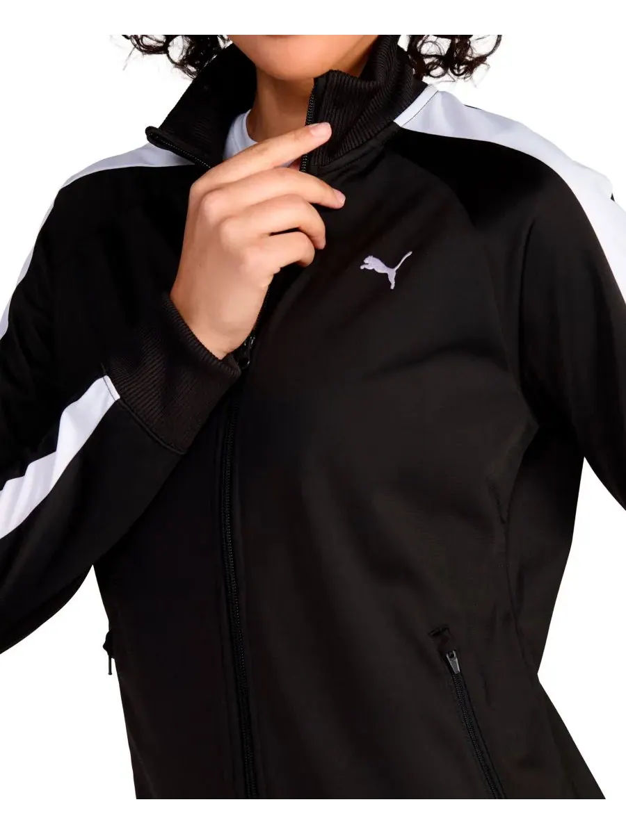 Женская спортивная куртка с высоким воротником Puma — изображение 3 из 4, черный