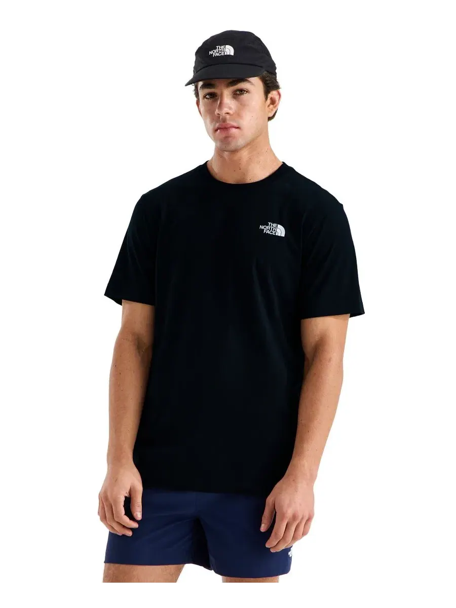 Футболка с принтом Granitic Rock Box Never Stop Exploring The North Face — изображение 2 из 3, черный