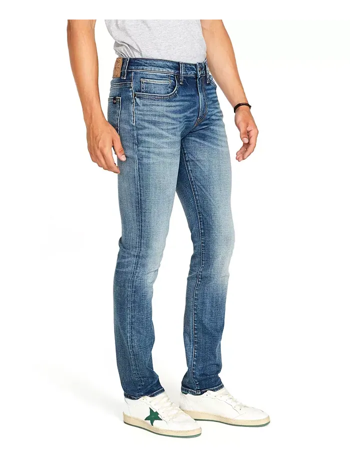 Мужские узкие джинсы Ash Stretch Fit Buffalo David Bitton — изображение 2 из 7, синий