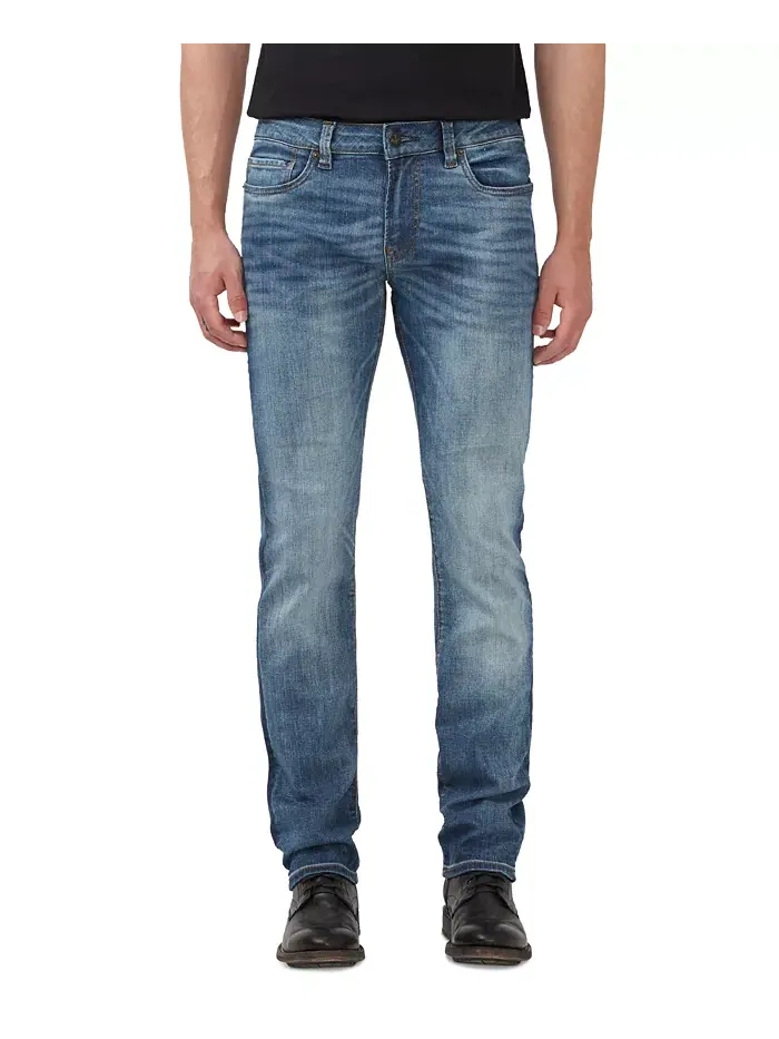 Мужские узкие джинсы Ash Stretch Fit Buffalo David Bitton — изображение 4 из 7, синий