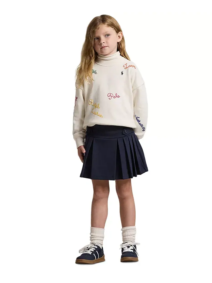 Детская плиссированная юбка-шорты для девочек размеров 2T-6X Polo Ralph Lauren
