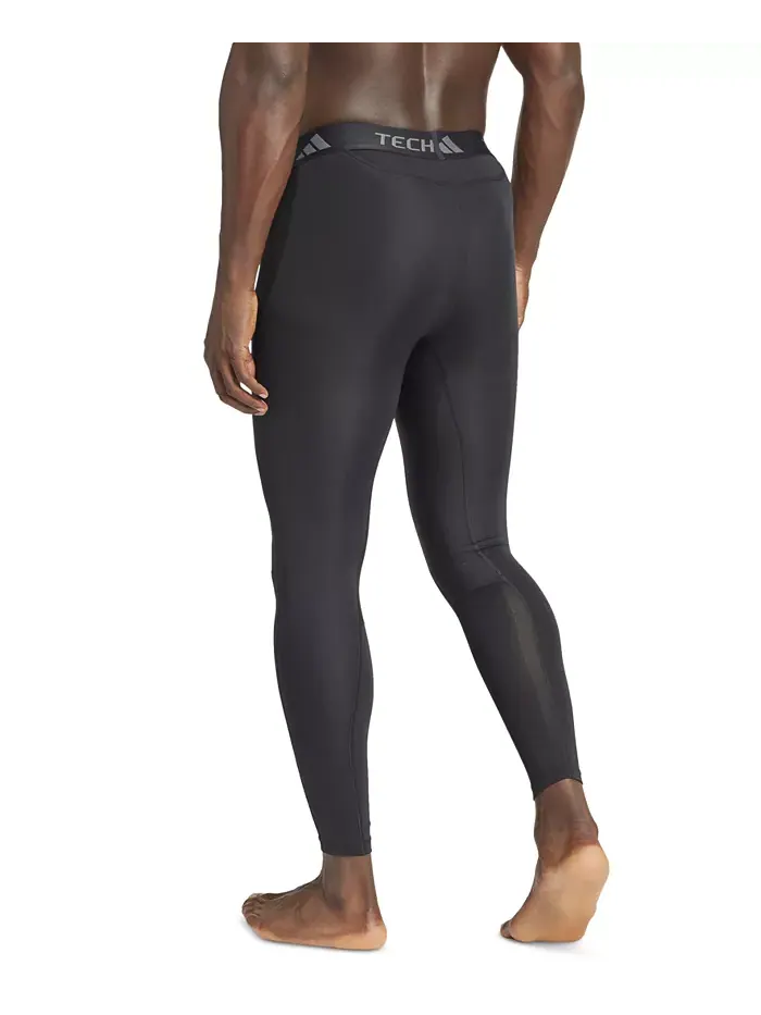 Мужские компрессионные леггинсы Tech-Fit TF Long adidas — изображение 2 из 4, черный