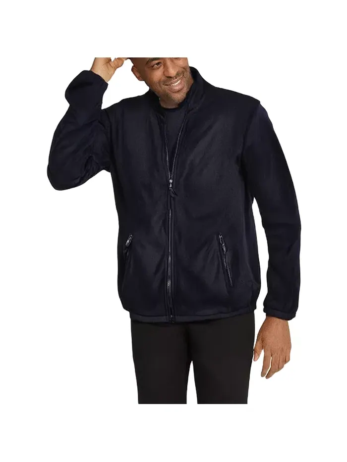 Утепленная флисовая куртка на молнии Big & Tall Explorer Plush Fleece Full-Zip Jacket KingSize — изображение 1 из 2, черный