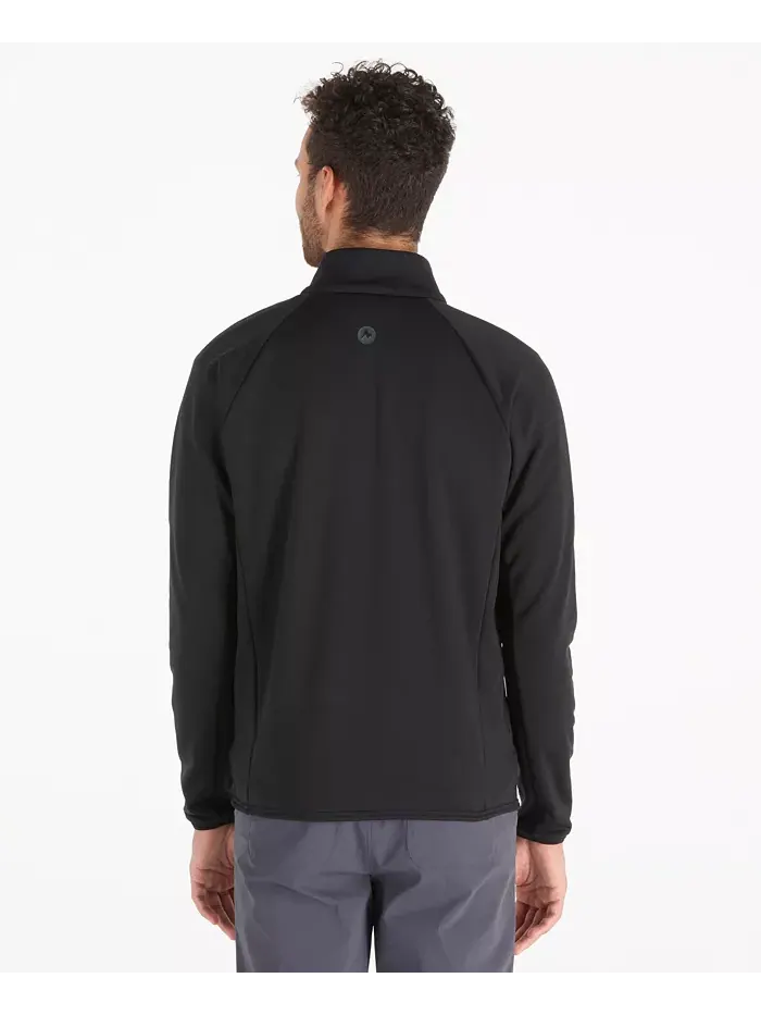 Куртка Leconte Fleece Zip Front Track с молнией спереди Marmot — изображение 2 из 12, черный