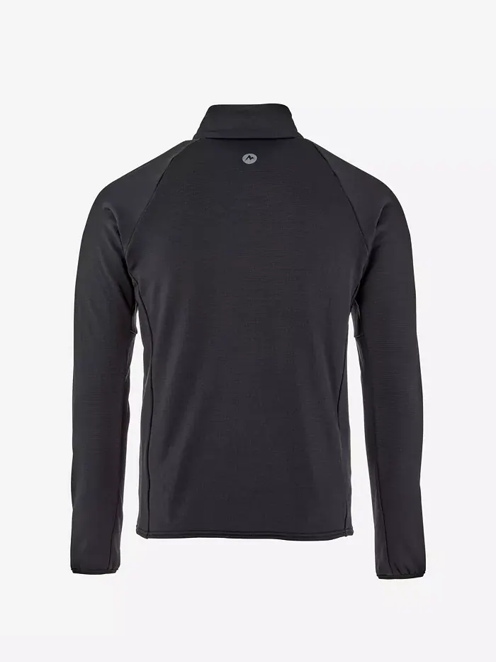 Куртка Leconte Fleece Zip Front Track с молнией спереди Marmot — изображение 8 из 12, черный