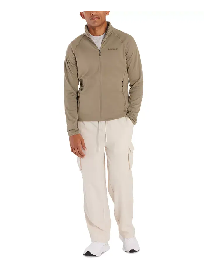 Куртка Leconte Fleece Zip Front Track с молнией спереди Marmot — изображение 10 из 12, черный