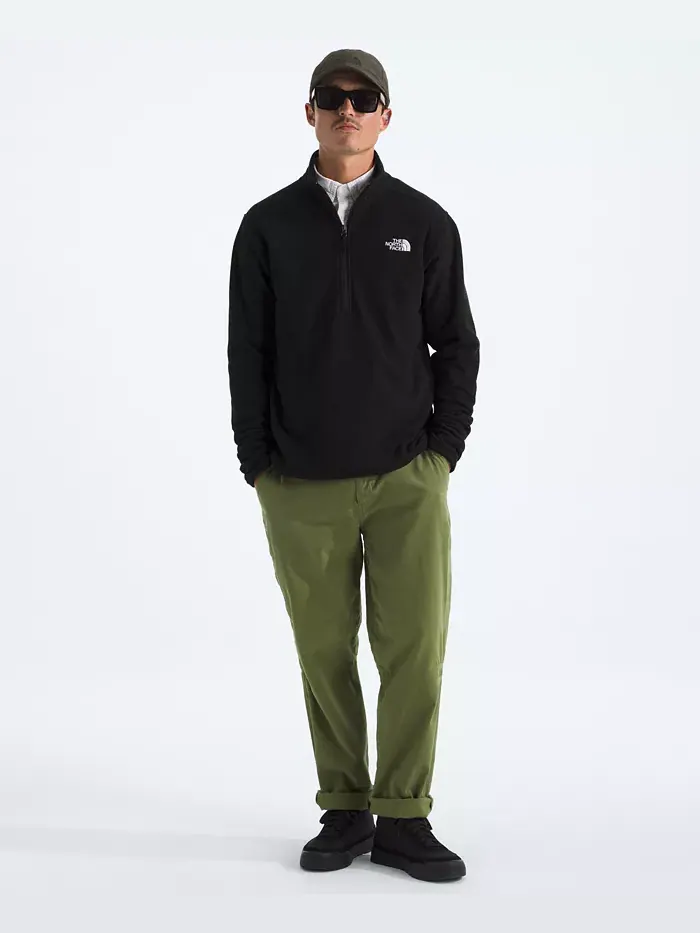 Мужская текстурированная куртка Rock Quarter Zip с капюшоном The North Face — изображение 2 из 4, черный