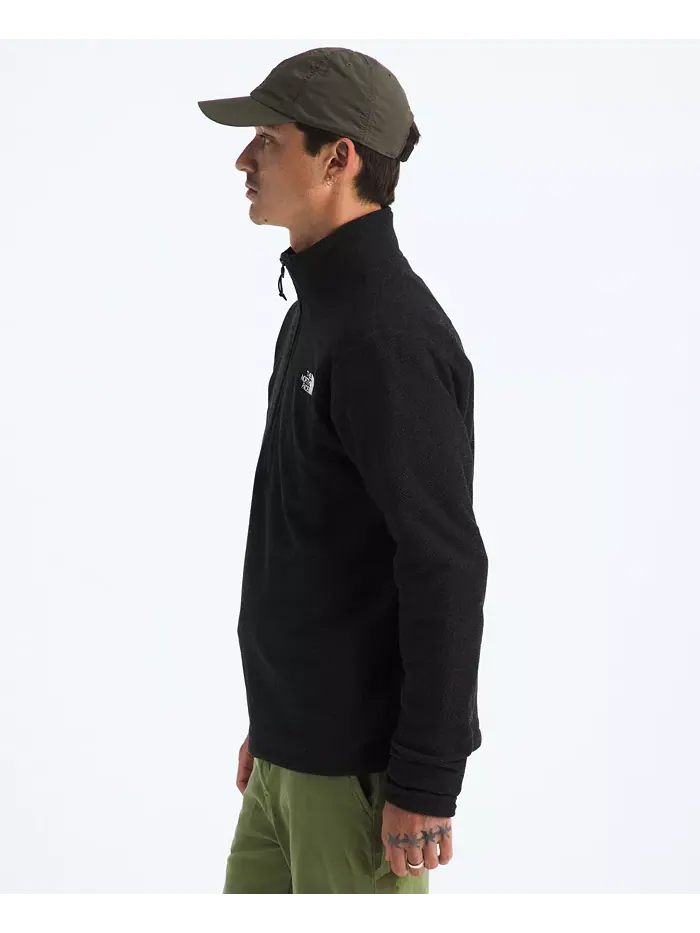 Мужская текстурированная куртка Rock Quarter Zip с капюшоном The North Face — изображение 3 из 4, черный