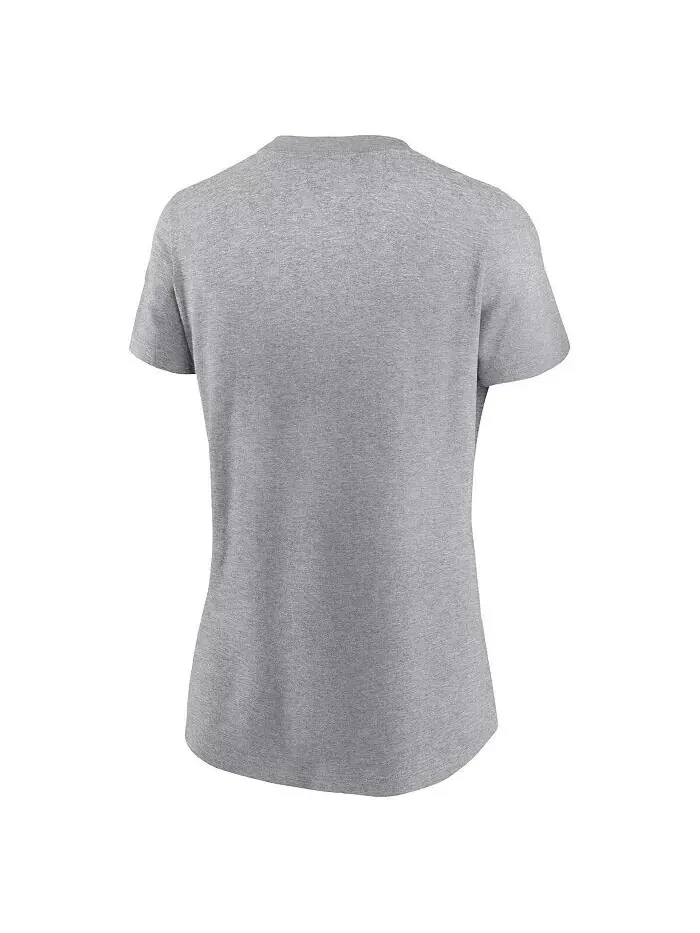 Женская футболка с логотипом Evergreen цвета Heather Grey Oklahoma Sooners Primetime Jordan — изображение 2 из 3