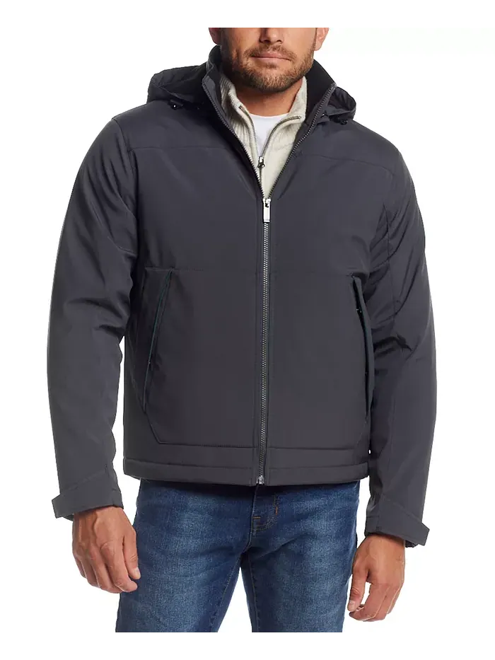 Мужская куртка-рубашка с капюшоном Flex Tech Weatherproof — синий