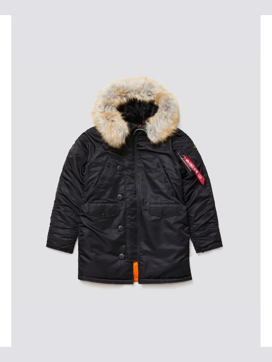 Женская куртка N-3B W Alpha Industries — изображение 2 из 3, черный