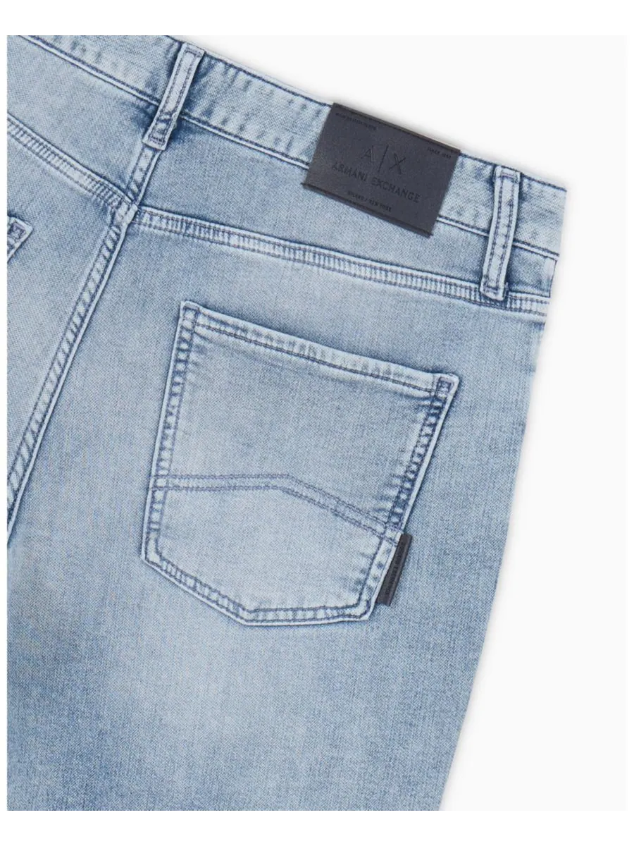 Мужские джинсы из эластичного денима приталенного кроя A|X Armani Exchange — изображение 6 из 6