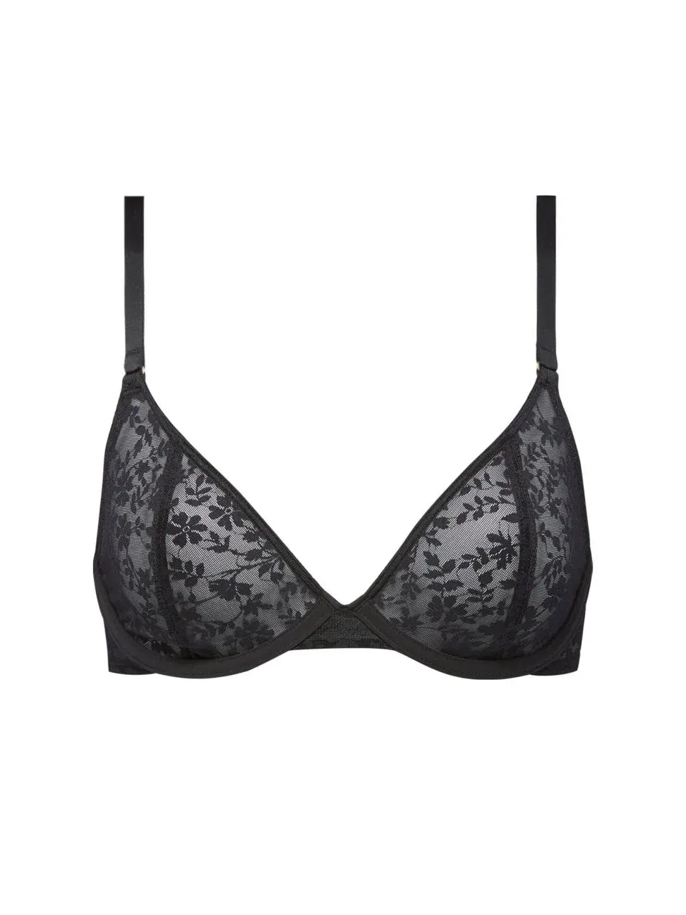 Женская модель The Plunge - Botanical Lace CUUP — изображение 3 из 3, черный